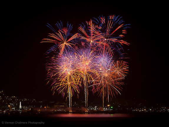Fireworks Display Photography with Canon EOS 6D : Cape Town